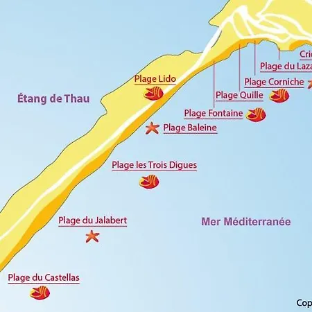 Corniche Bleue A 3 Mn A Pied De La Apartment Sète